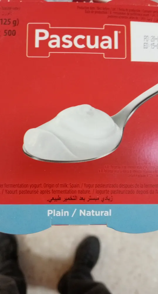 Yogur natural