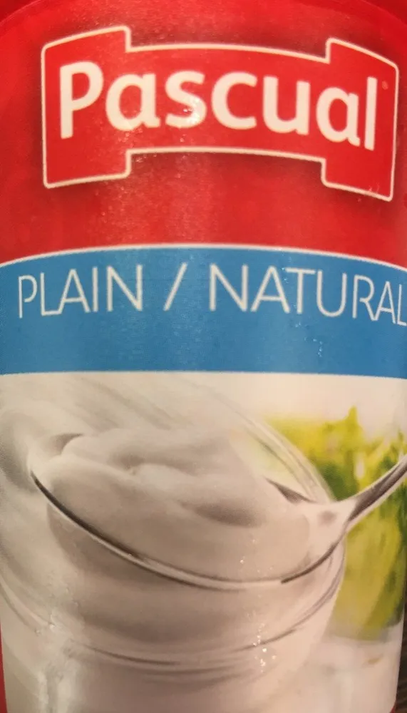 Plain natural yoghourt