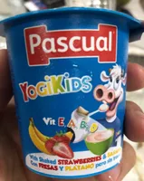 Pascual Yogkids Strawberry & Banana Yoghurt 100G X