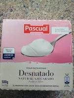 Yogur desnatado azucarado