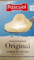 Yogur sabor plátano