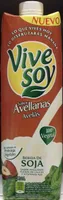 Bebida de soja sabor avellanas