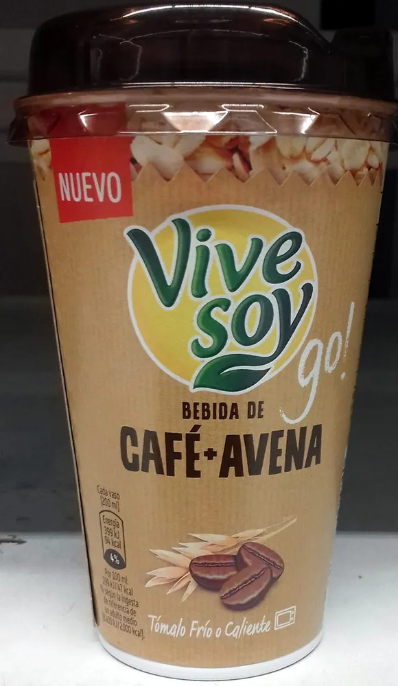 Bebida de café + avena