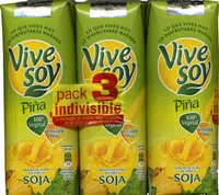 Bebida de zumo de piña & soja