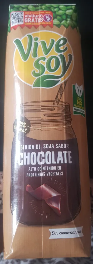Bebida de soja sabor chocolate