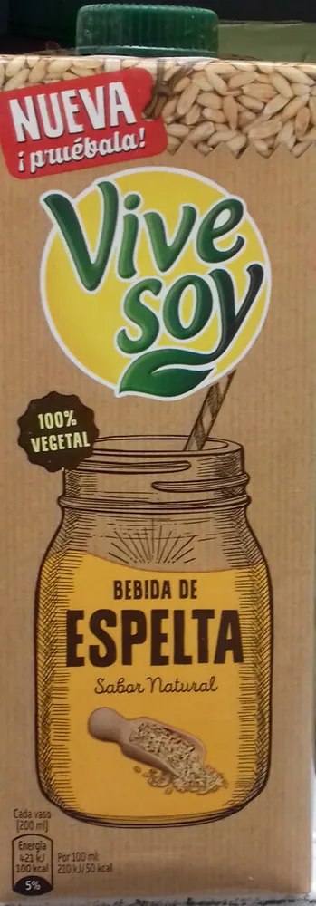 Bebida de espelta sabor natural