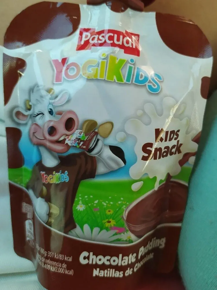 Yogikids natillas chocolate