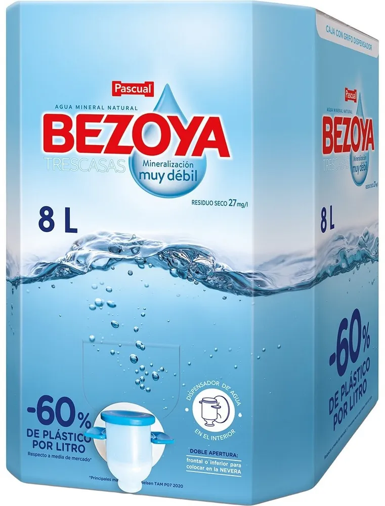 Bezoya - Agua mineral natural bag in box