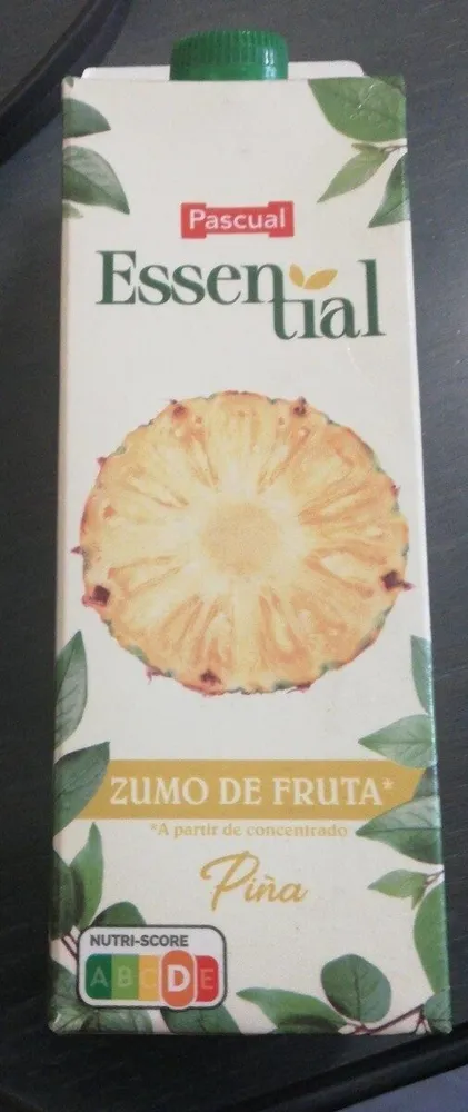 Zumo de pina a partir de concentrado