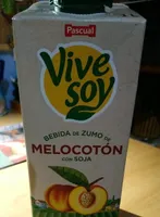 Vive soy Melocotón Bebida de zumo con soja