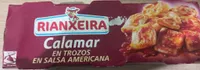 Calamar en trozos en salsa americana