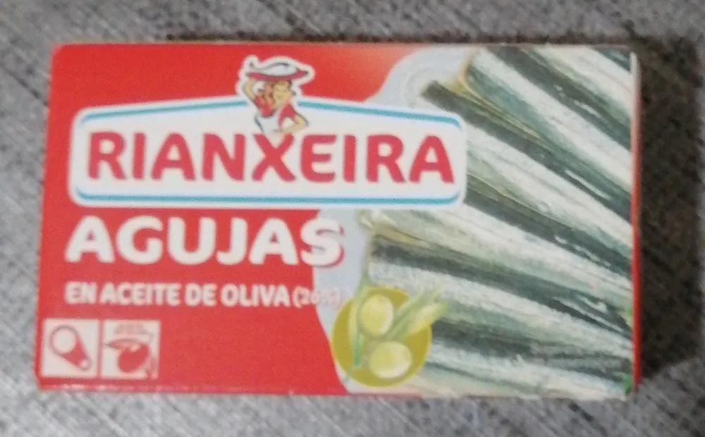 Agujas en aceite de oliva