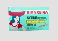Sardinillas aceite de oliva eco y flor de sal picantes