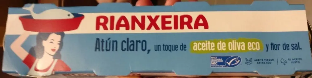 Atún claro con un toque de oliva eco y flor de sal