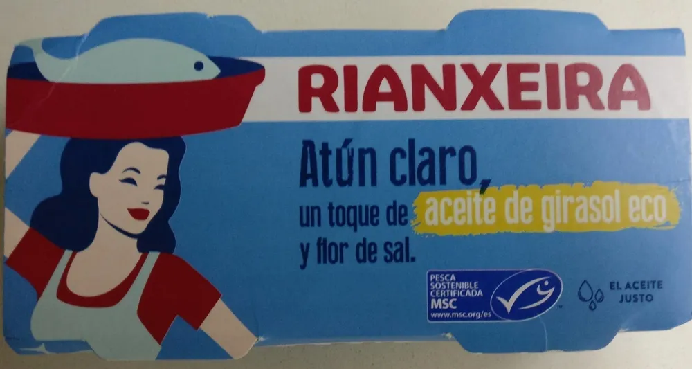 Atun Claro, un toque de aceite de girasol eco y flor de sal