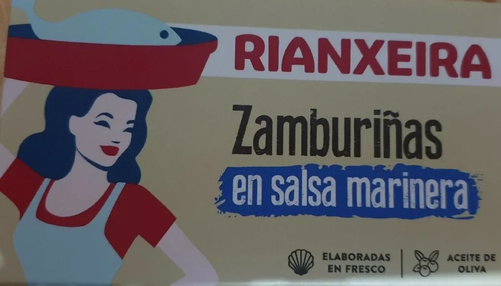 Zamburiñas en salsa marinera