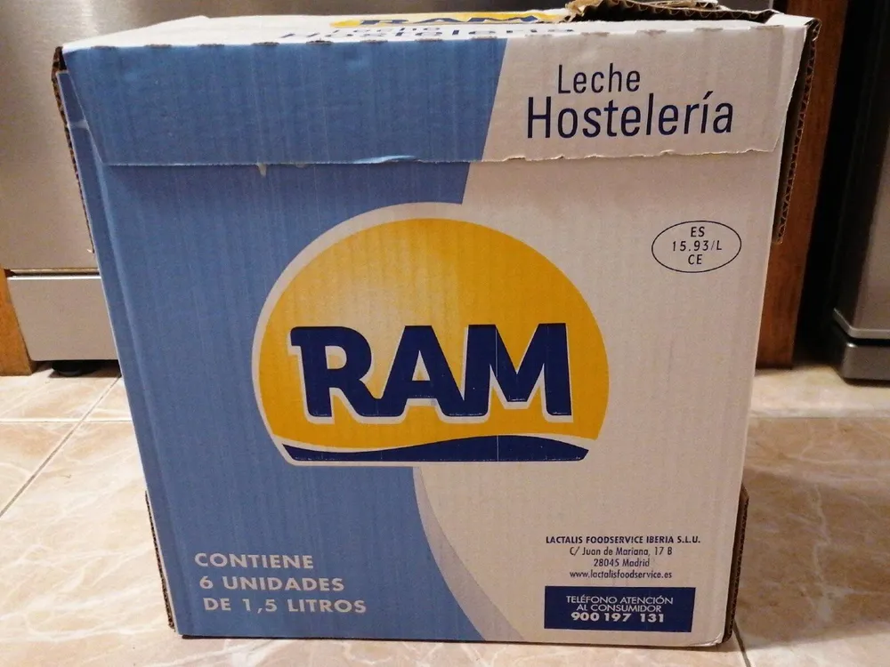 Caja leche RAM