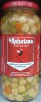Garbanzos con guisantes y zanahoria