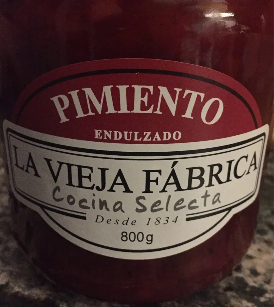 Pimiento endulzado