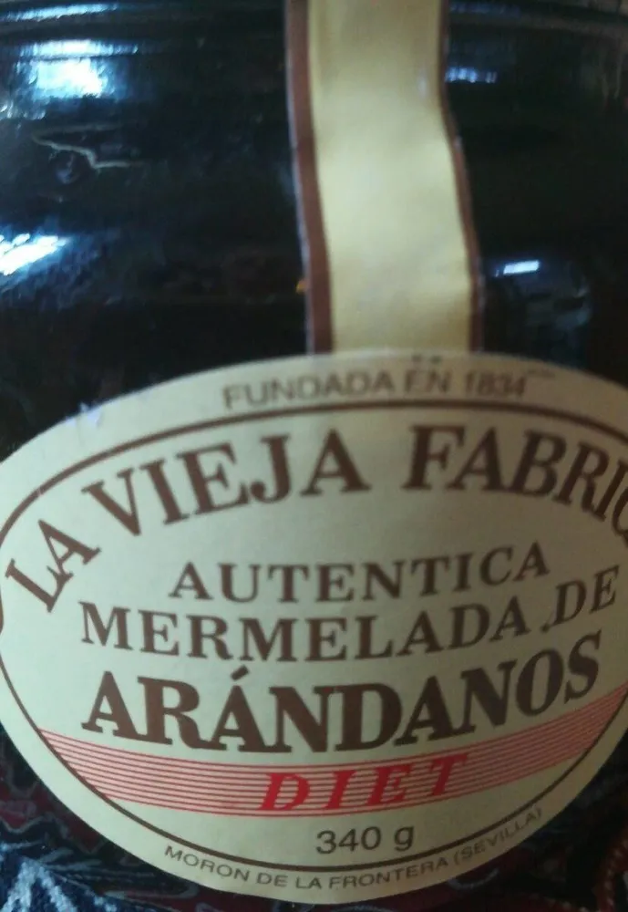 Mermelada de arándanos