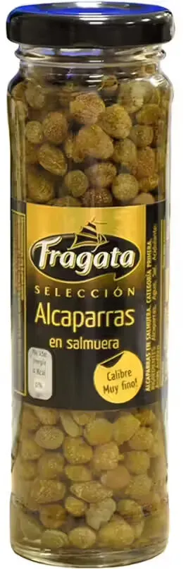 Selección alcaparras salmuera calibre muy fino
