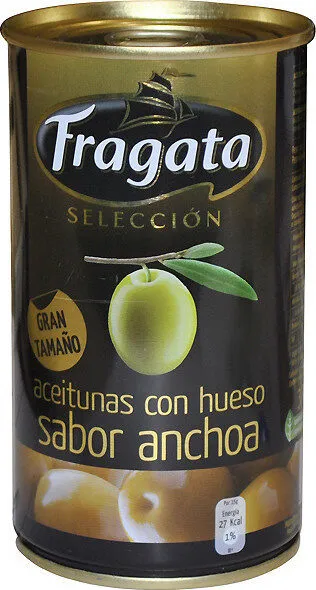 Gran selección aceitunas con hueso sabor anchoa
