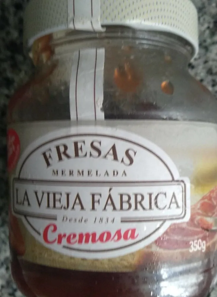 Mermelada de fresas cremosa