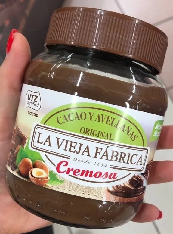 Crema de avellanas al cacao