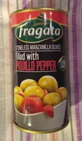 Manzanilla olives filled with piquillo peppers