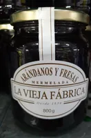 Mermelada arándanos y fresas
