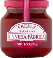 Mermelada de fresas sin trozos