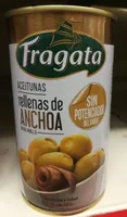 Aceitumas rellenas de anchoa hoa , sin potenciador de sabor