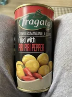 Stoneless Manzanilla Olives filled with Piri Piri Pepper