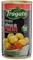 Manzanilla Oliven mit Paprikapaste gefüllt