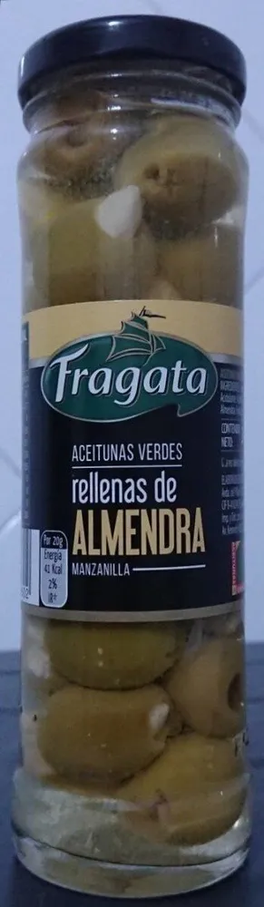 Azeitonas verdes recheadas com amêndoas 85g