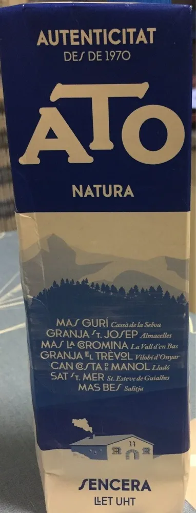 Ato Natura Leche Uht Entera Brick
