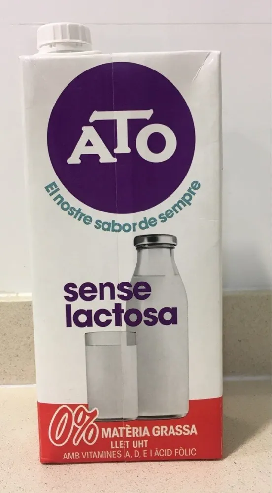 Llet sense lactosa