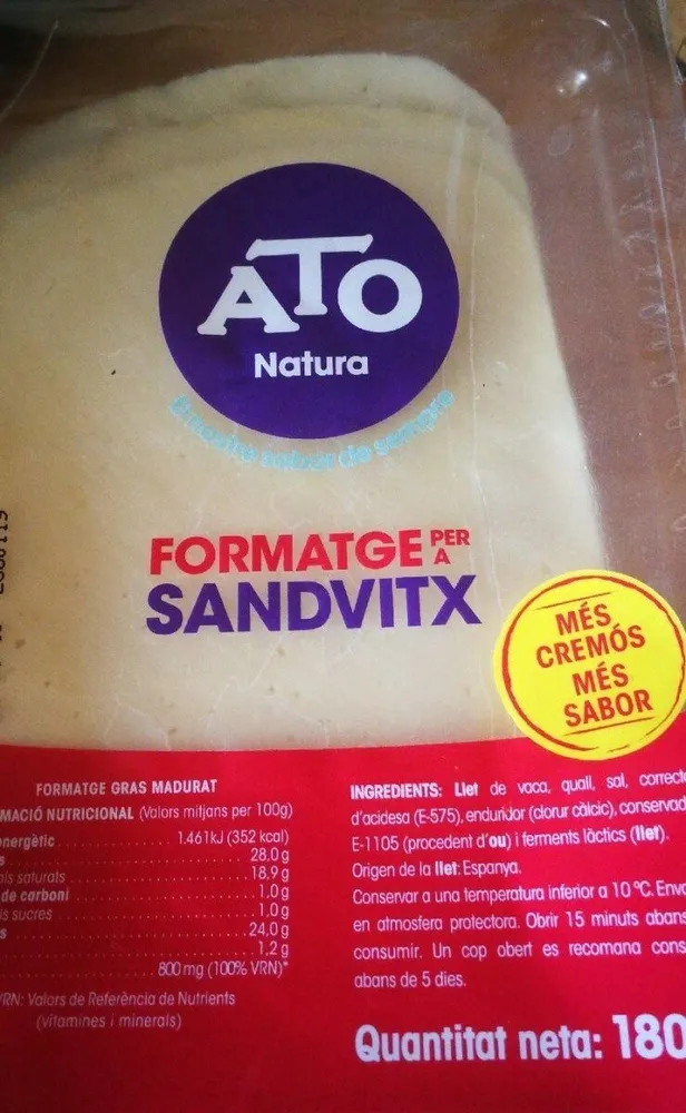 Formate per a sandvitx
