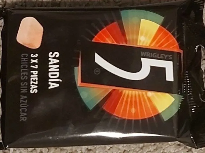 sandía chicles sin azúcar