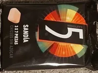 sandía chicles sin azúcar