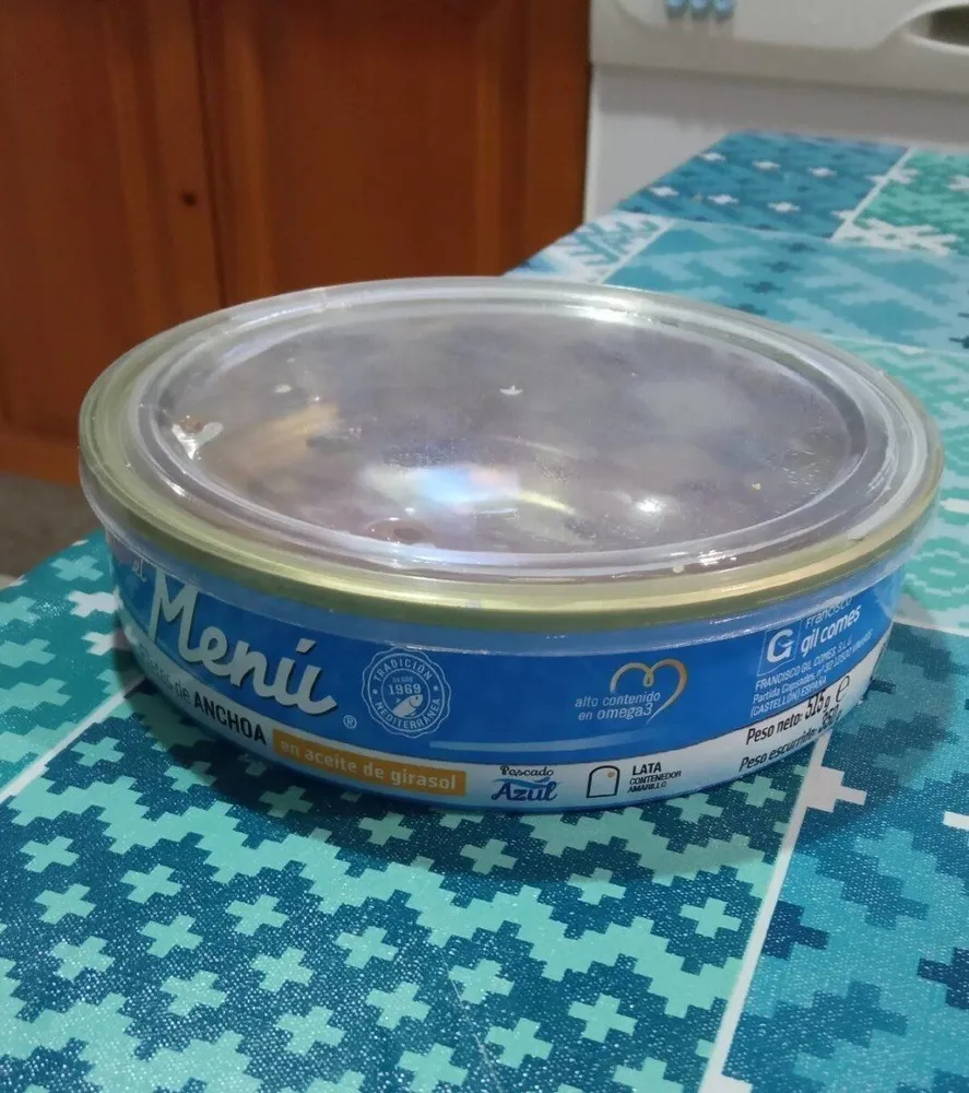 Anchoas en aceite de girasol