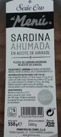 Sardina ahumada en aceite de girasol