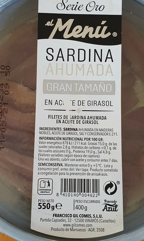 Sardina ahumada