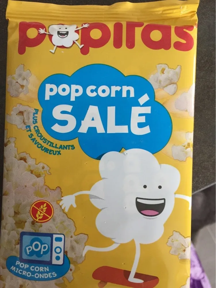 Palomitas sabor natural con sal para microondas paquete 100 g