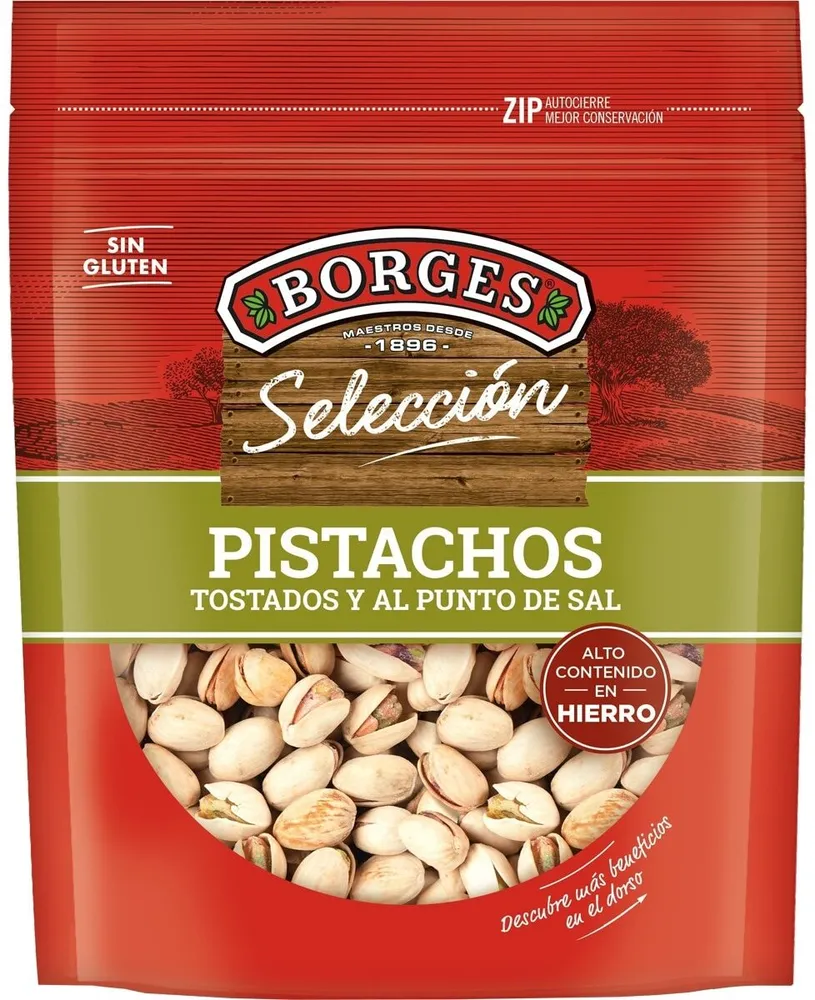 Pistachos tostados y salados