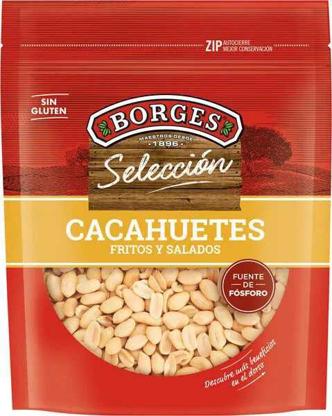 Cacahuetes fritos y salados