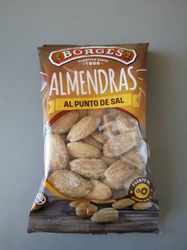 Almendras al punto de sal
