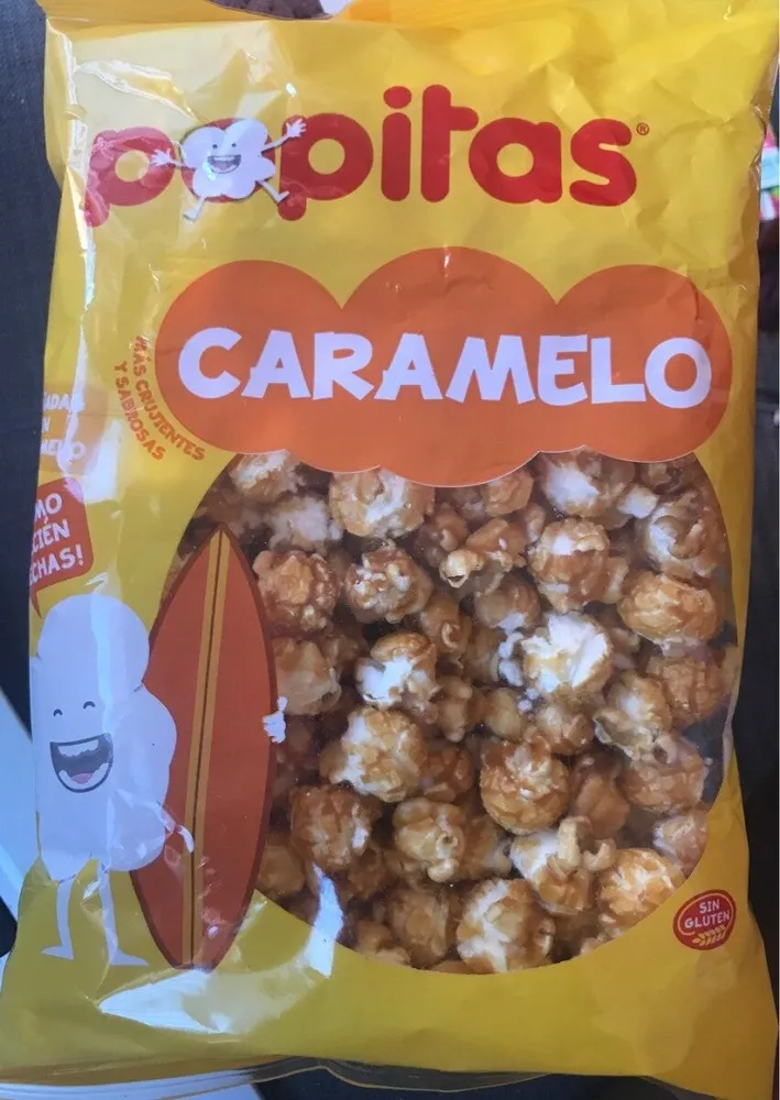 Palomitas bañadas caramelo sin gluten