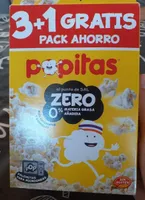 Zero palomitas al punto de sal pack 3 bolsas 70 g