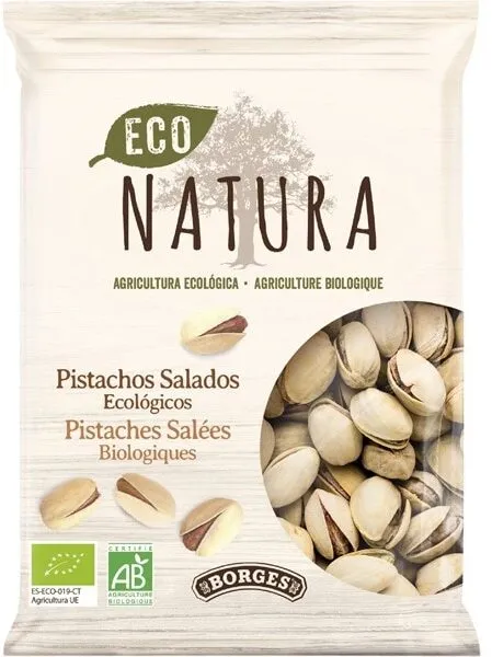 Pistachos salados ecológicos